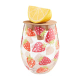 Mud Pie - Fruit Wine Glass Set - Berry