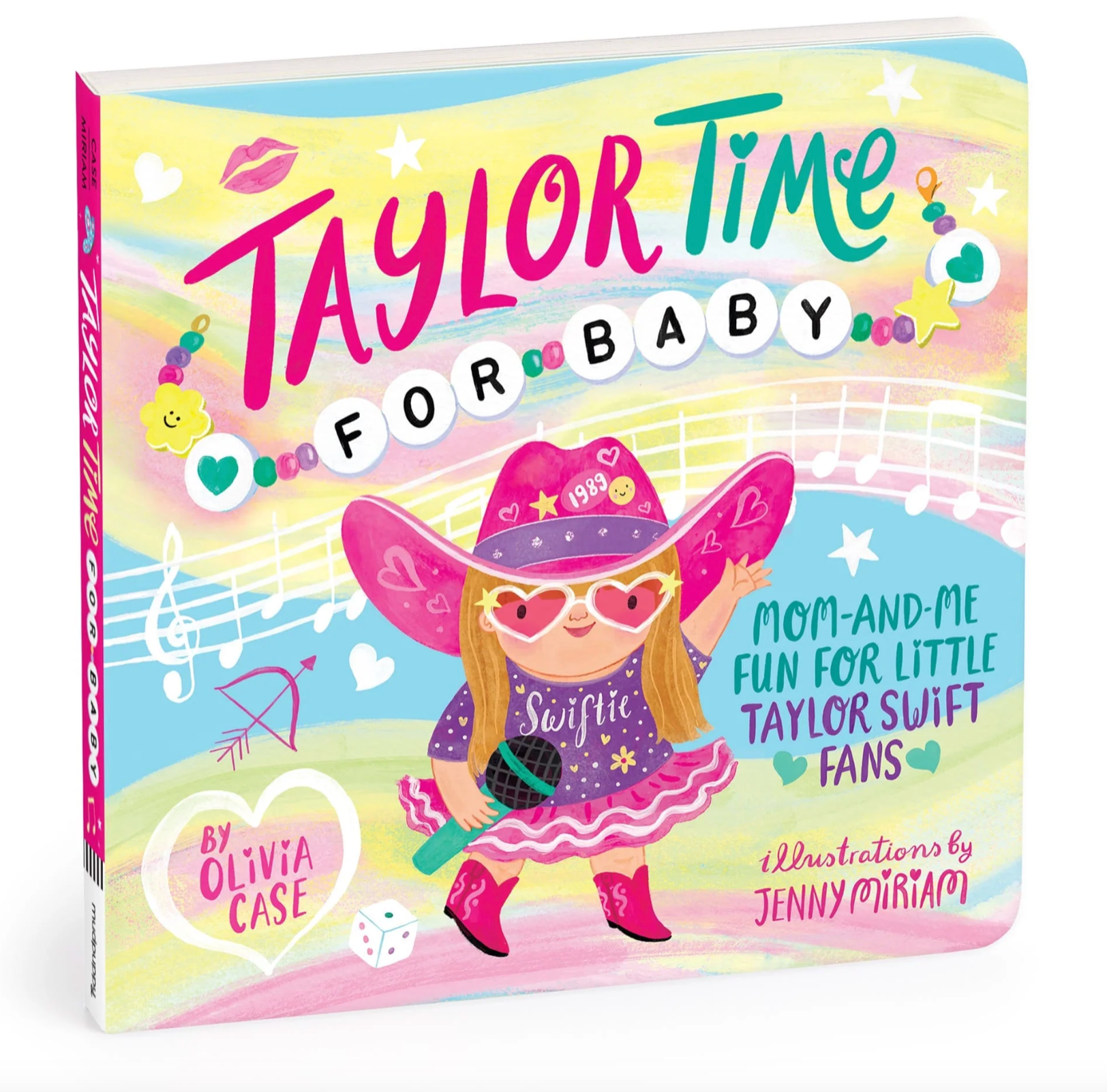 Children's book titled 'Taylor Time for Baby' with a colorful cover featuring a character and text. Available at Be Charmed