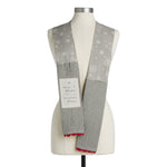 Demdaco Boa Snowflake dish towel – festive cotton towel with elegant snowflake pattern. Available at Be Charmed