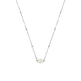 FYB - Birthstone Necklaces - Silver