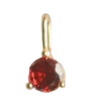 January FYB Birthstone Gold Charm Necklace – elegant personalized jewelry featuring a gold-plated charm and sparkling birthstone. Available at Be Charmed.