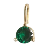 May  FYB Birthstone Gold Charm Necklace – elegant personalized jewelry featuring a gold-plated charm and sparkling birthstone. Available at Be Charmed.