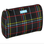 SCOUTlander SCOUT Packin’ Heat Cosmetic Bag — 9.75″W × 7″H × 3.75″D coated cotton travel pouch with interior slip pocket, water‑resistant and slim profile. Available at Be Charmed