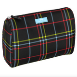 SCOUTlander SCOUT Packin’ Heat Cosmetic Bag — 9.75″W × 7″H × 3.75″D coated cotton travel pouch with interior slip pocket, water‑resistant and slim profile. Available at Be Charmed