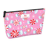 Scout Candyland Twiggy pouch slim accessory bag, coated cotton & zip‑closed – available at Be Charmed