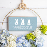 Rustic Marlin - Twine Sign - Welcome Bunnies