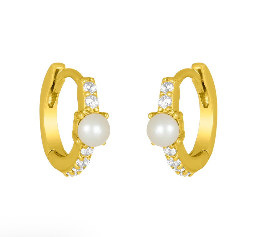 fyb Gold Isolde Huggie Earrings