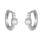 fyb Silver Isolde Huggie Earrings