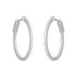 fyb Silver Nadine Hoops