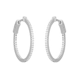 fyb Silver Nadine Hoops