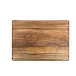 Lynn & Liana Engraved Board Heart Strings