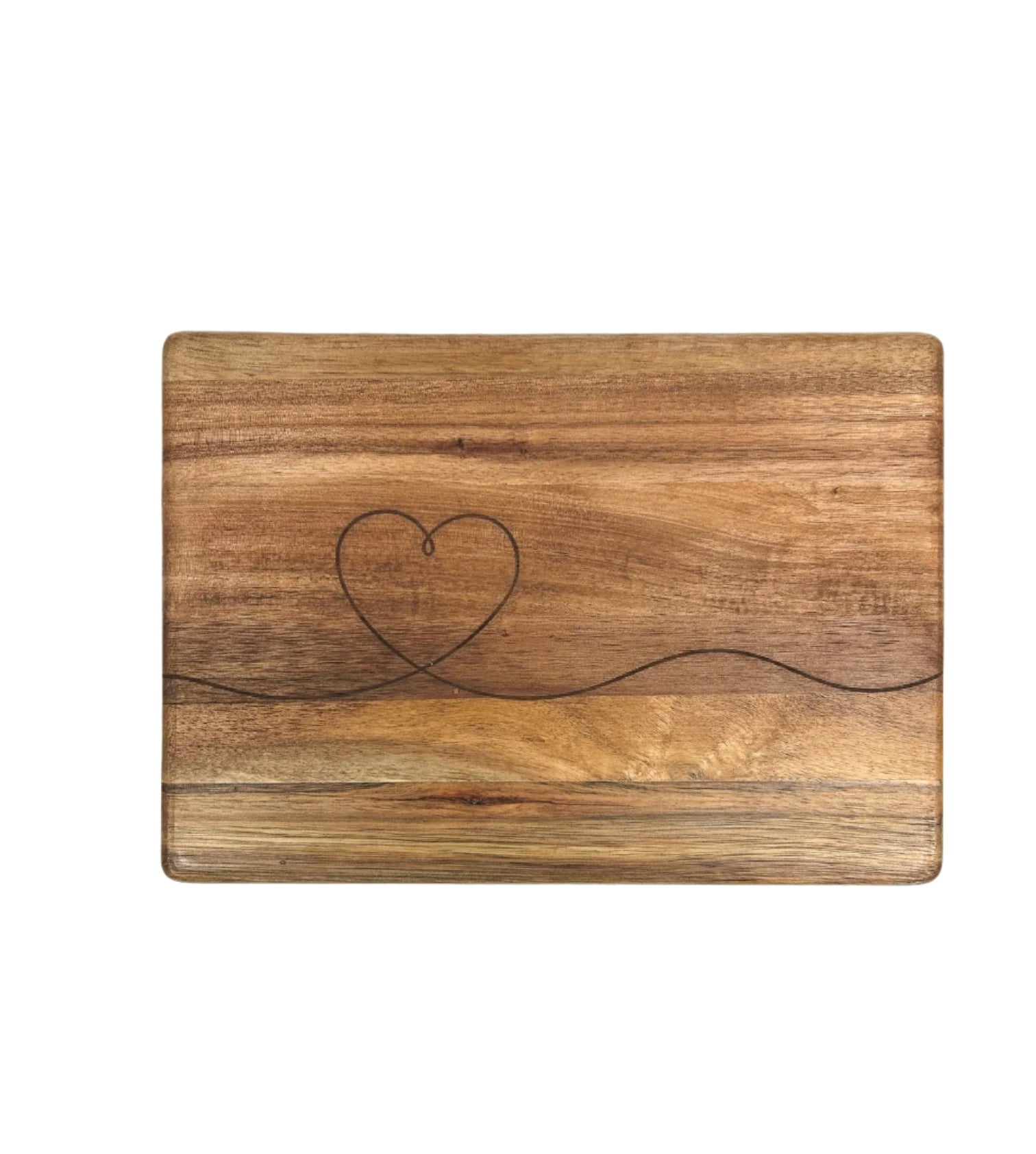 Lynn & Liana Engraved Board Heart Strings