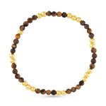 Amanda Blu Tiger Eye Stretch Beaded Stone Bracelet