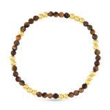 Amanda Blu Tiger Eye Stretch Beaded Stone Bracelet