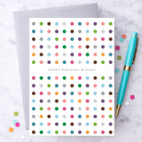Design With Heart Happy Birthday Wishes Card
