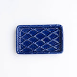 8 Oak Lane - Textured Soap Dish - Navy