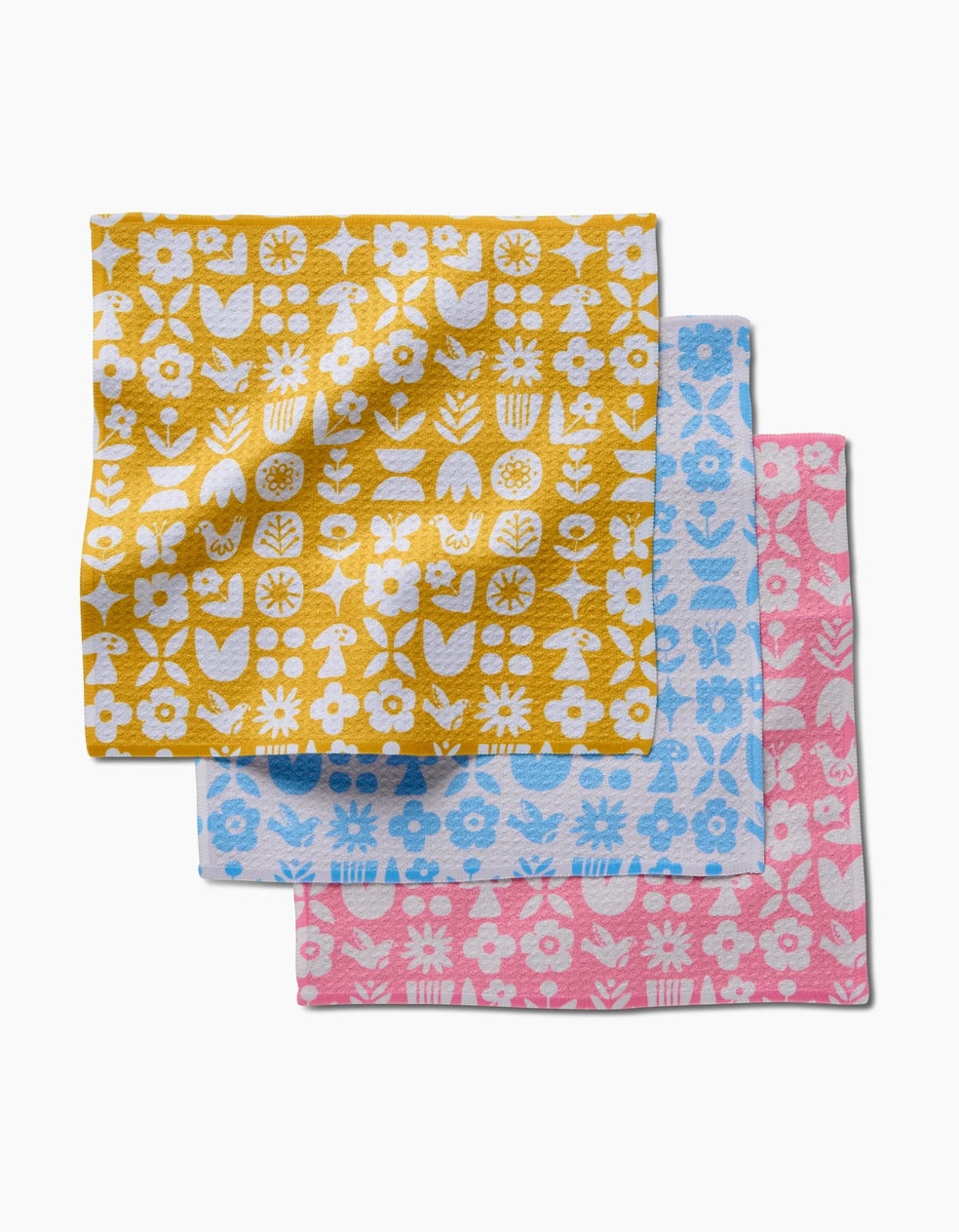 Geometry Dishcloth Set Scandi Spring