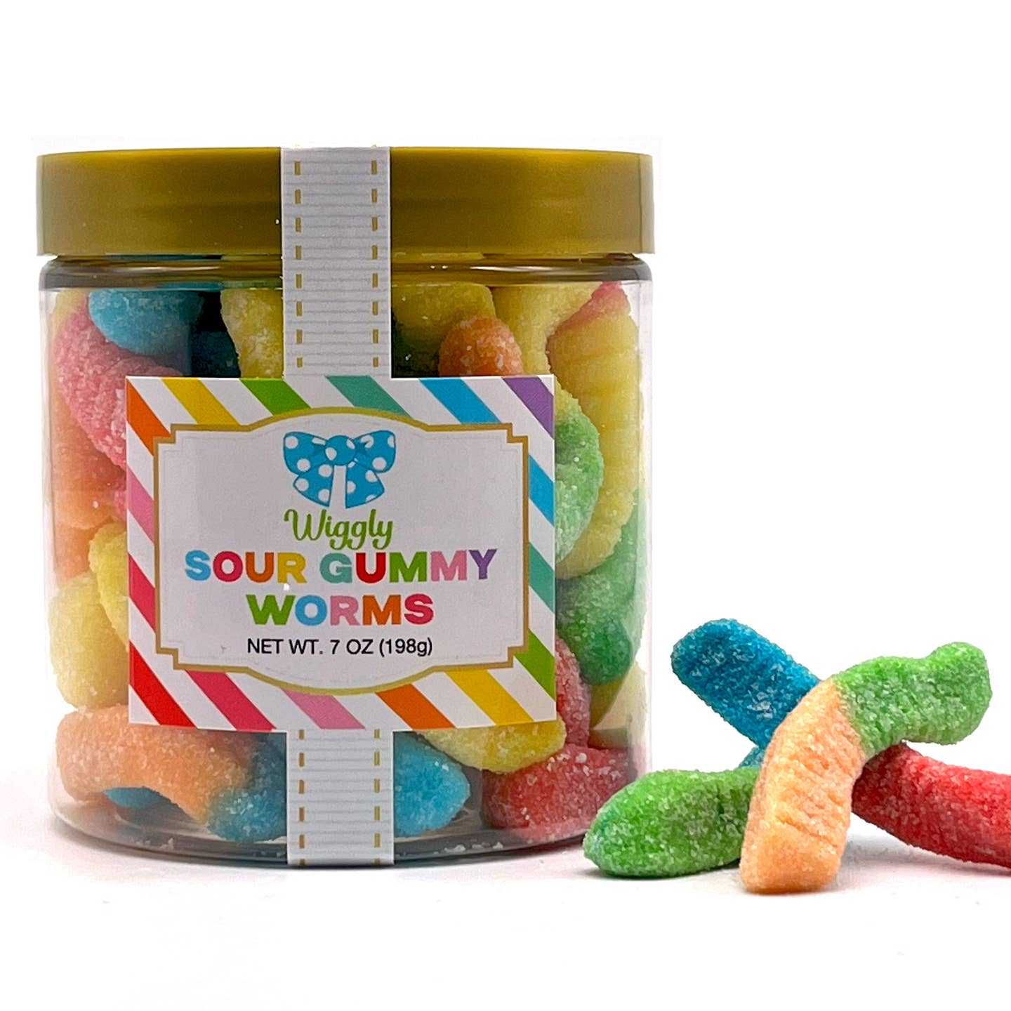 Oh Sugar Candy Sugar Stacks Everyday Neon Gummy Worms