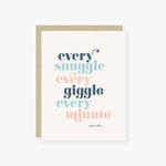 2021 Co Every Snuggle Every Giggle Baby Card
