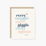 2021 Co Every Snuggle Every Giggle Baby Card