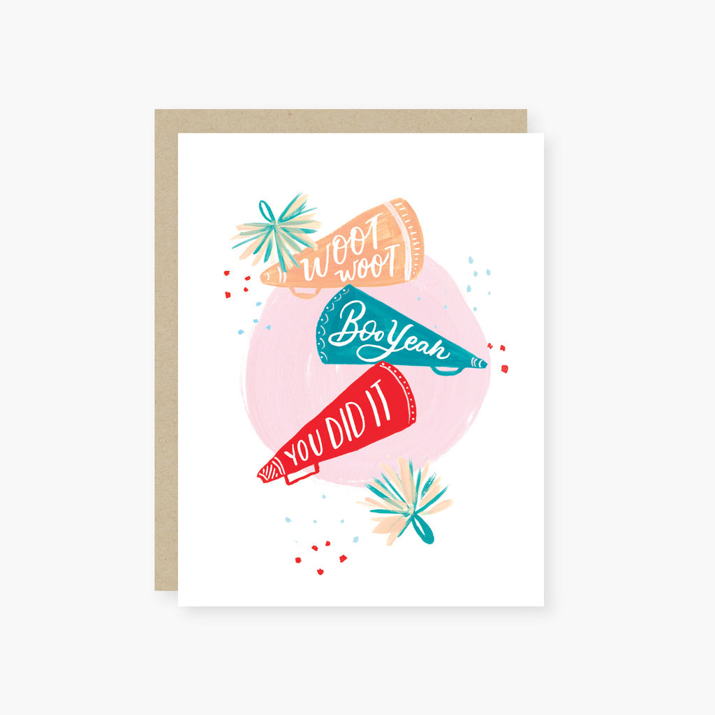 2021 Co Woot Woot Cheering Congratulations Card
