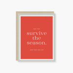 2021 Co. May You Survive The Season Holiday Card