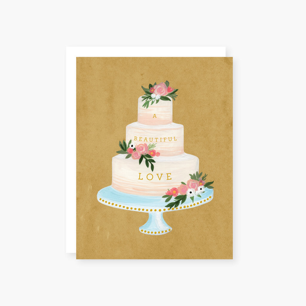 2021 Co Wedding Cake Wedding Card