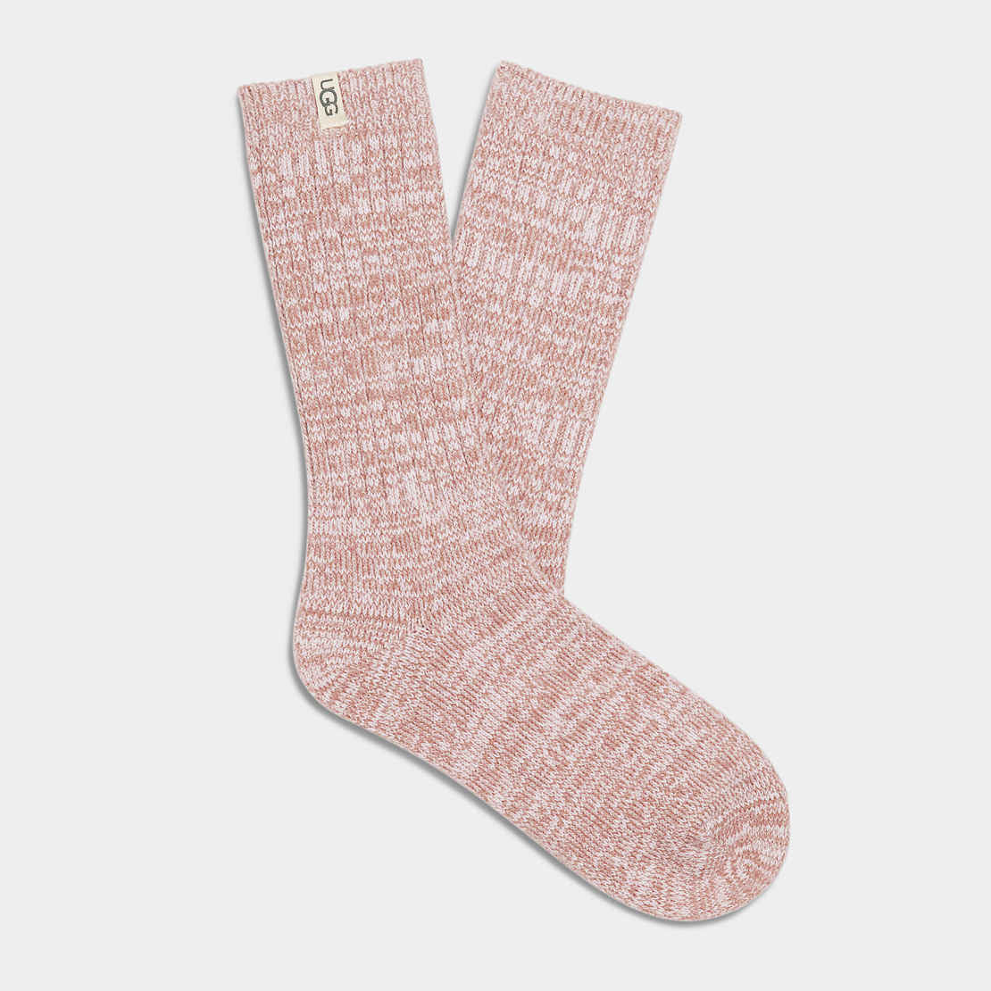 UGG Rib Knit Slouchy Crew Sock Dusk