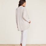 Back of Barefoot Dreams Stone CozyChic Ultra Lite Pointelle Shawl
