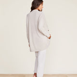 Back of Barefoot Dreams Stone CozyChic Ultra Lite Pointelle Shawl