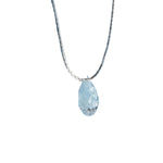 &LIVY Silver Hyevibe Crystal Slider Silver Shade Necklace