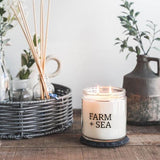 Farm + Sea 14 oz Candle Cozy Harbor