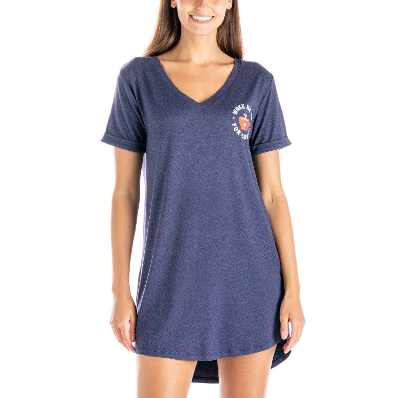 Hello Mello Sleep Shirt Wake Me Up For Coffee