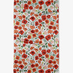 Geometry Tea Towel Poppy Power