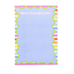 Taylor Elliott Designs Best Teacher Ever Notepad With Magnet 