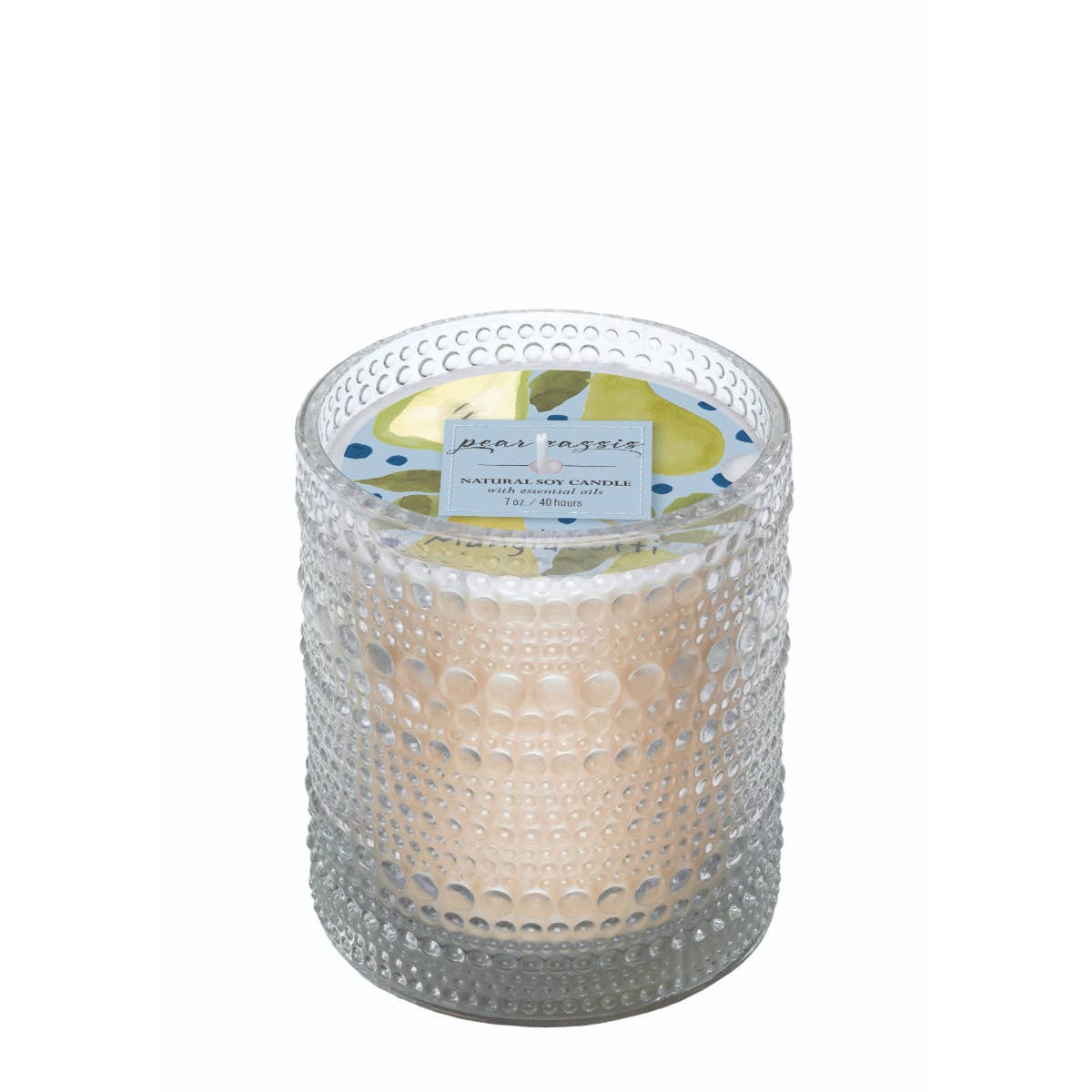 Mangiocotti 7 oz Soy Candle Pear & Cassis