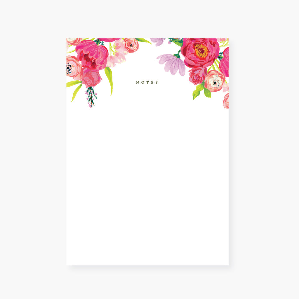 2021 Co Bright Florals Chubby Note Pad