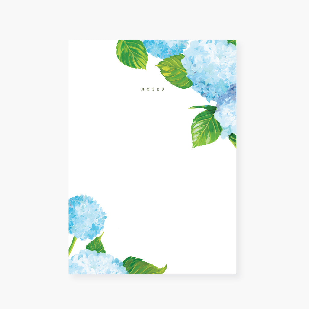 2021 Co Hydrangea Blooms Chubby Note Pad
