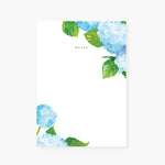 2021 Co Hydrangea Blooms Chubby Note Pad