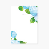 2021 Co Hydrangea Blooms Chubby Note Pad