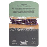 Scout Curated Wears - Stone Wrap of Protection - Amethyst