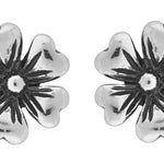 Wheeler Flower Sterling Silver Earrings 