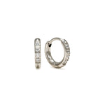 Lover's Tempo Silver Evie 10mm Huggie Hoop Earrings