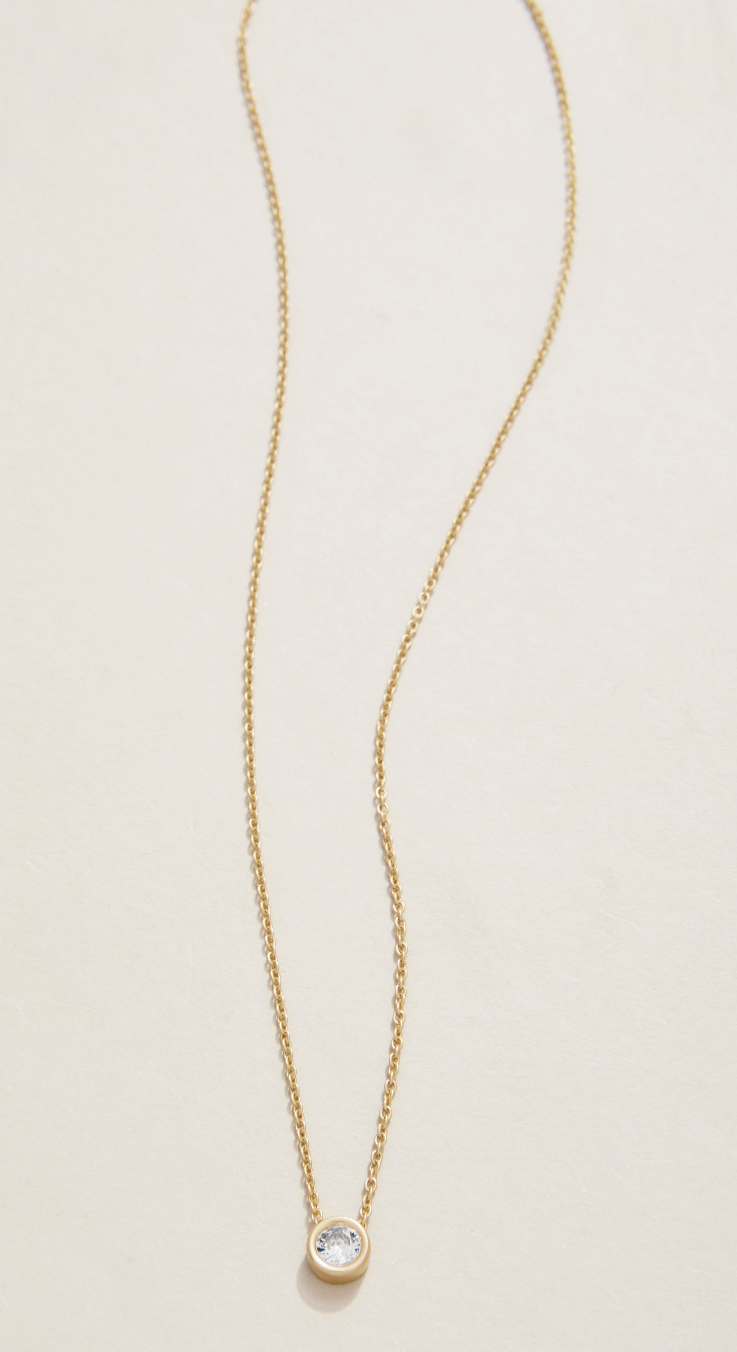 Spartina 449 Gold Necklace 18" Ray of Hope/Gem