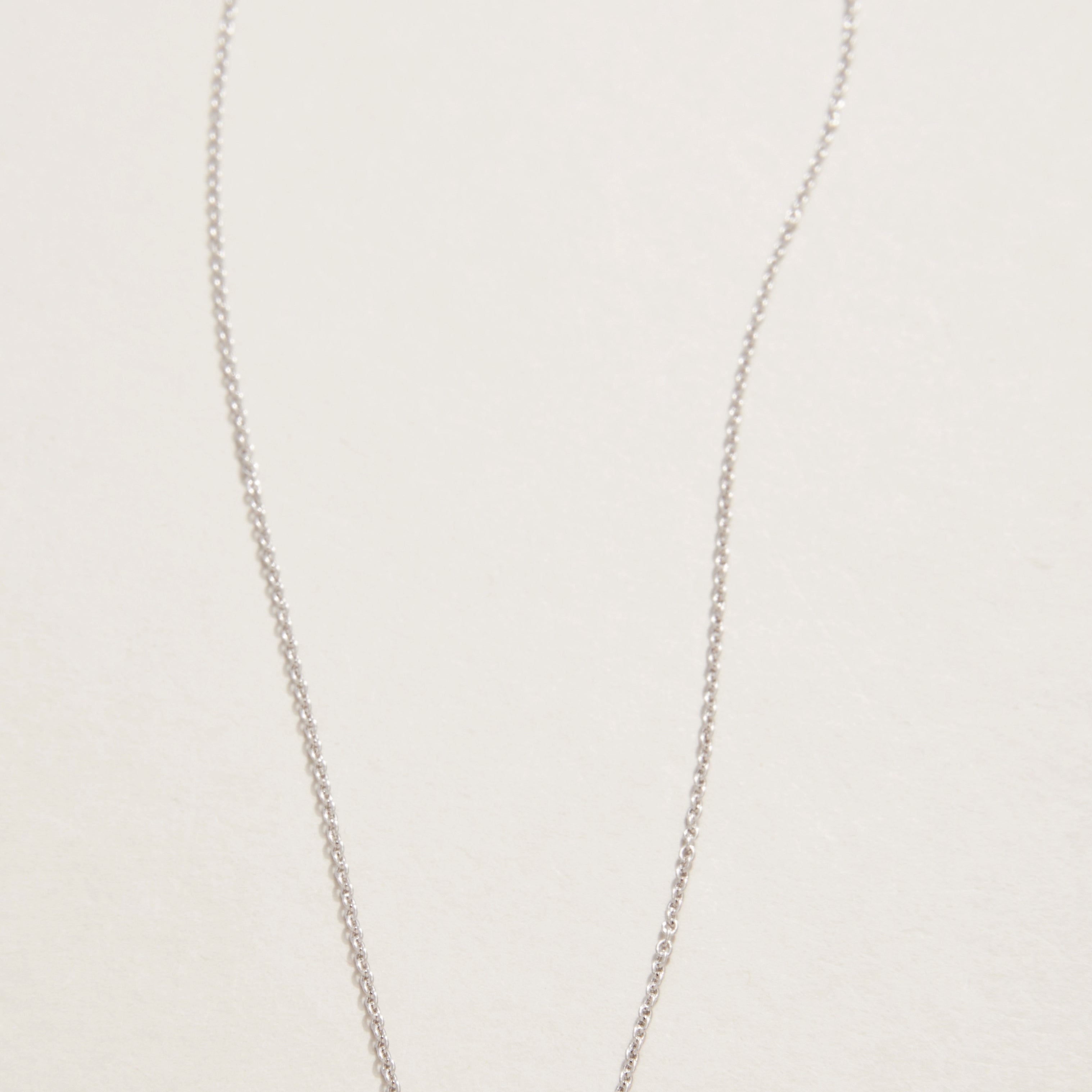 Spartina 449 Silver Necklace 18" - Ray of Hope/Gem