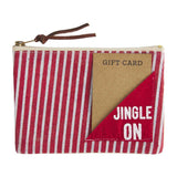 Mud Pie - Stripe Felted Wool Gift Pouch