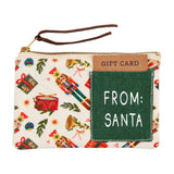 Mud Pie - Christmas Gift Pouch - Gift & Nutcracker