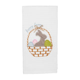 Mud Pie - Waffle Towel - Easter Basket