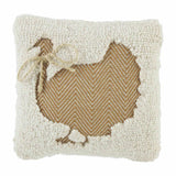 Mud Pie - Small Hook Pillow - Turkey