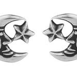 Wheeler Moon/Star Sterling Silver Earrings 